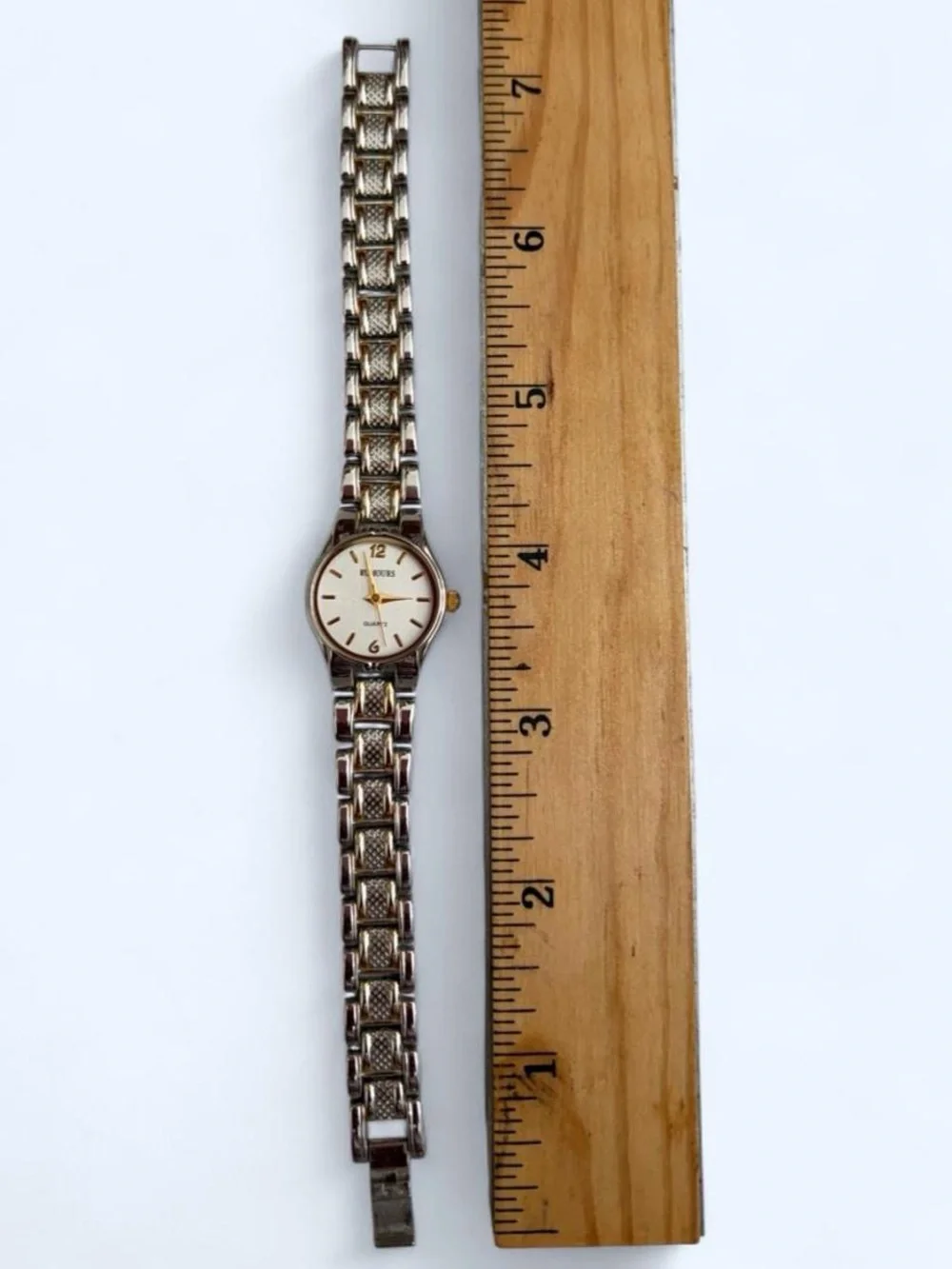 Rumours Two-Tone Silver and Gold Women’s Bracelet Watch - Classic Round Dial
